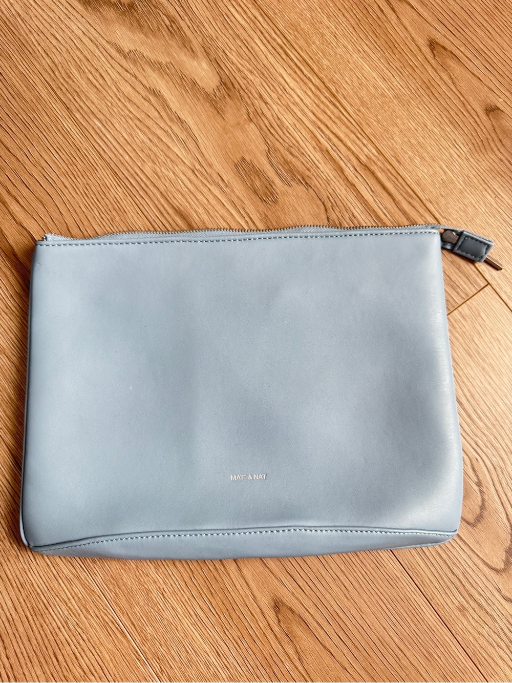 Matt & Nat | Arctic Blue Vegan Leather Toiletry Pouch
